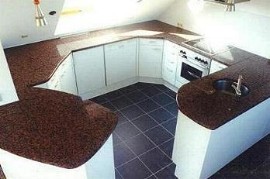 weitere fotos und informationen durch anklicken ! - arbeitsplatte in granit  © stein-art 1998-2004